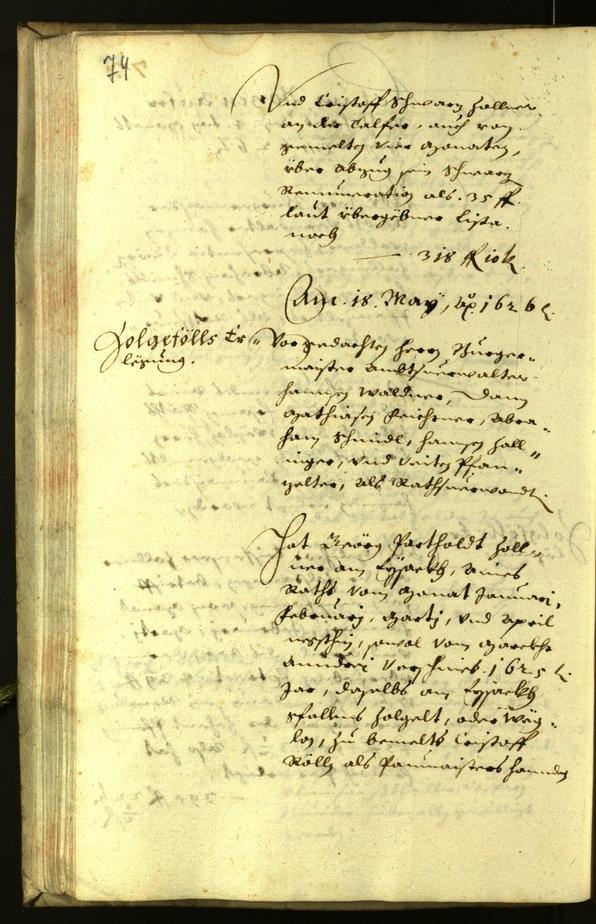 Civic Archives of Bozen-Bolzano - BOhisto Minutes of the council 1626 