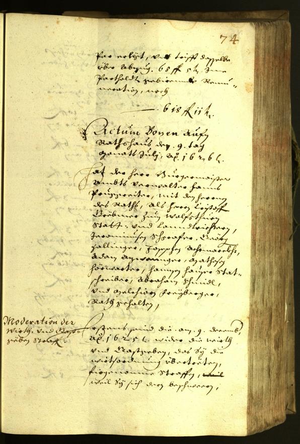 Civic Archives of Bozen-Bolzano - BOhisto Minutes of the council 1626 