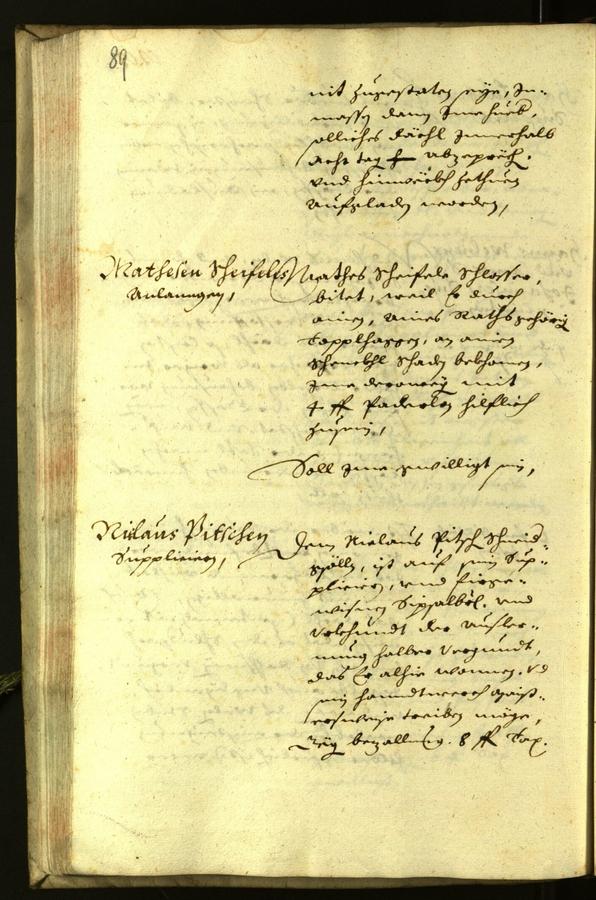 Stadtarchiv Bozen - BOhisto Ratsprotokoll 1626 