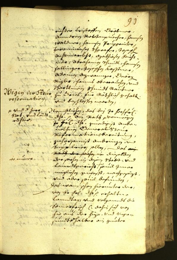 Stadtarchiv Bozen - BOhisto Ratsprotokoll 1626 