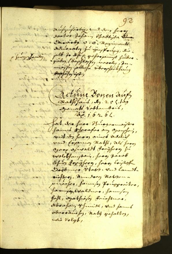 Archivio Storico della Città di Bolzano - BOhisto protocollo consiliare 1626 