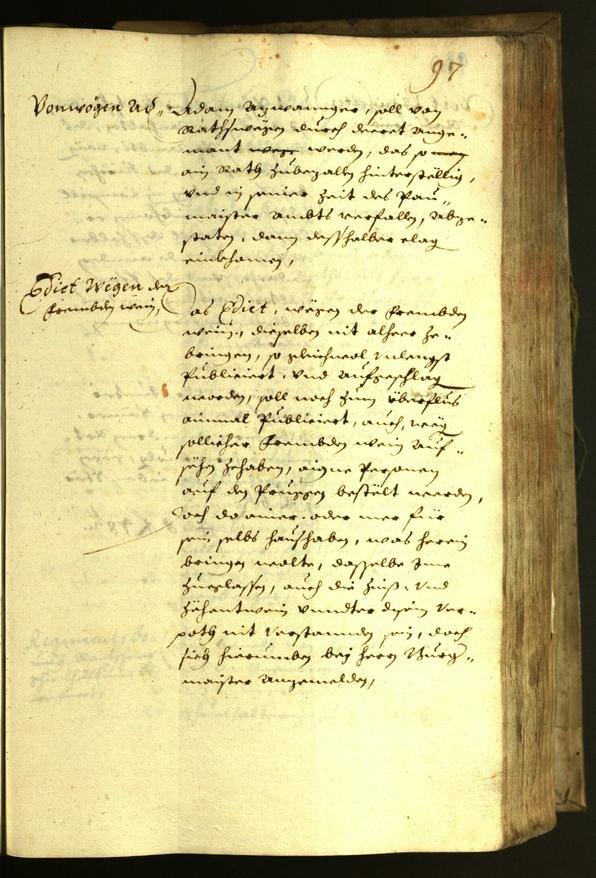 Civic Archives of Bozen-Bolzano - BOhisto Minutes of the council 1626 