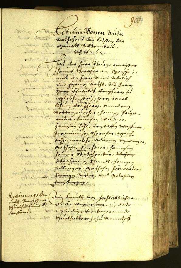 Stadtarchiv Bozen - BOhisto Ratsprotokoll 1626 