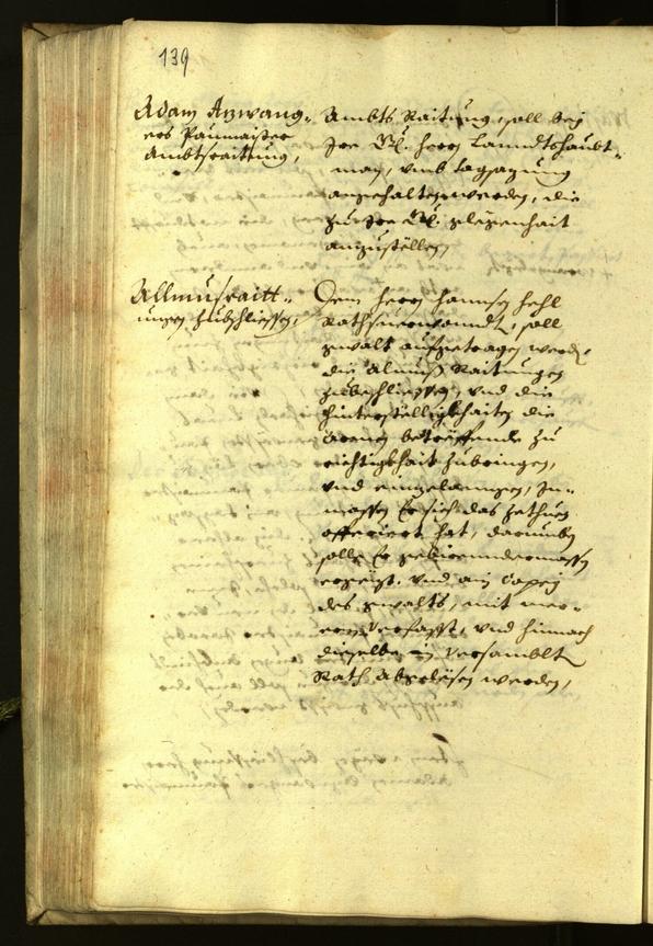 Stadtarchiv Bozen - BOhisto Ratsprotokoll 1626 