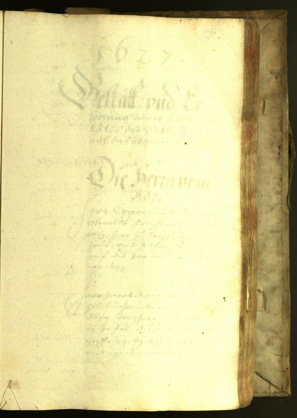 Stadtarchiv Bozen - BOhisto Ratsprotokoll 1626 