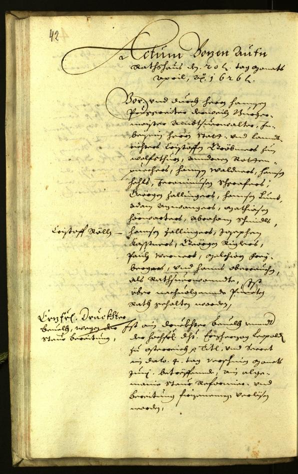 Archivio Storico della Città di Bolzano - BOhisto protocollo consiliare 1626 