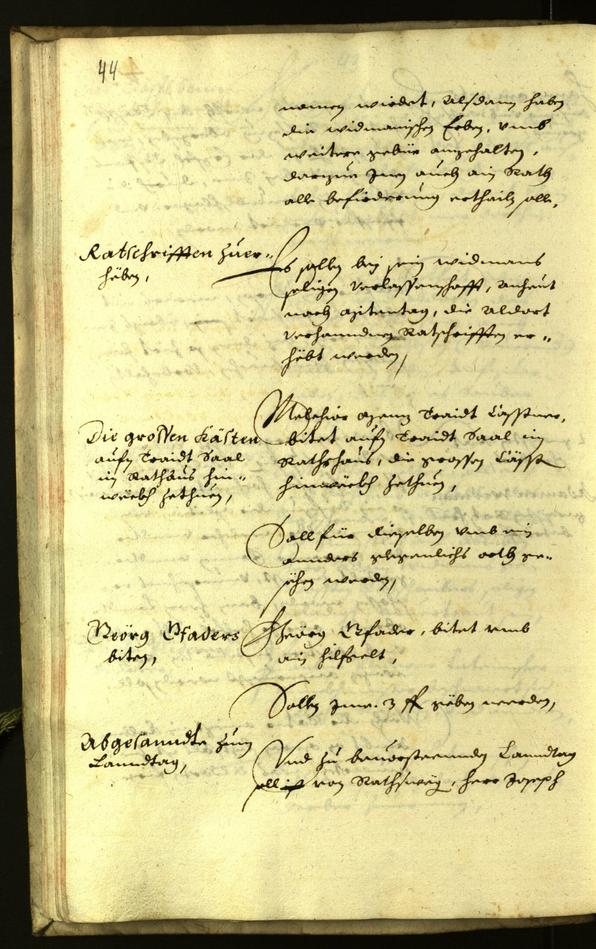 Civic Archives of Bozen-Bolzano - BOhisto Minutes of the council 1626 