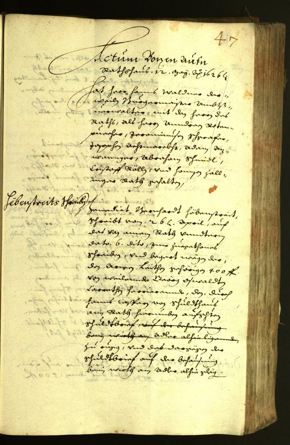 Civic Archives of Bozen-Bolzano - BOhisto Minutes of the council 1626 