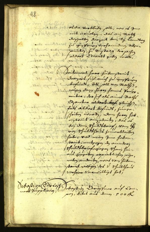 Stadtarchiv Bozen - BOhisto Ratsprotokoll 1626 