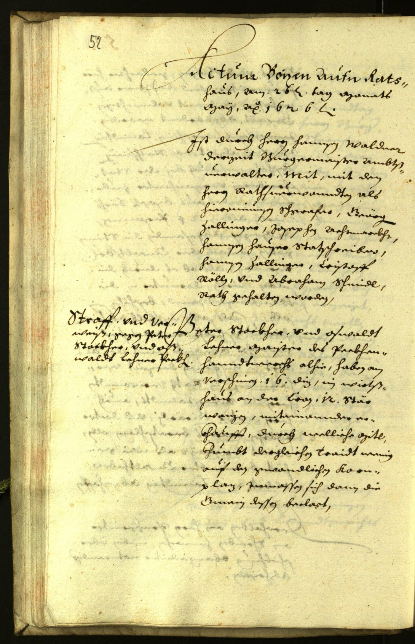 Civic Archives of Bozen-Bolzano - BOhisto Minutes of the council 1626 