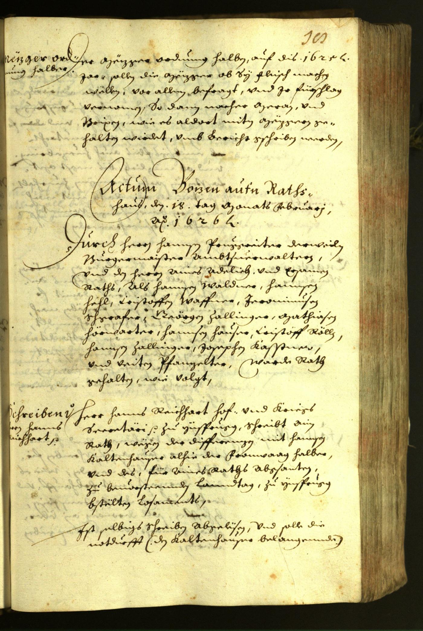 Civic Archives of Bozen-Bolzano - BOhisto Minutes of the council 1626 