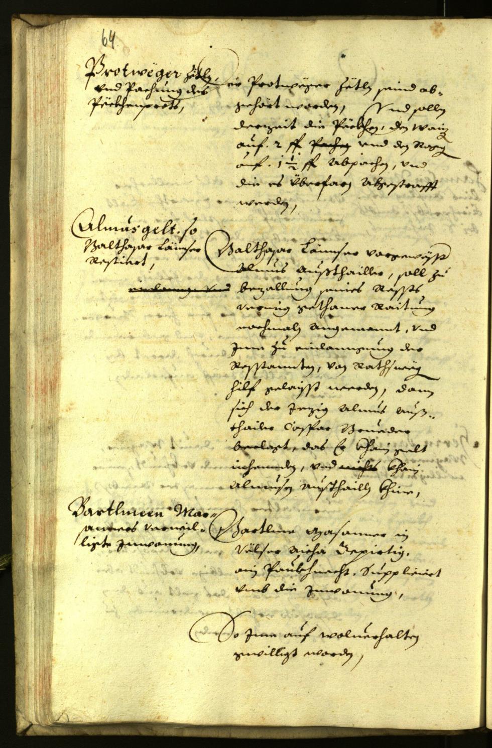 Civic Archives of Bozen-Bolzano - BOhisto Minutes of the council 1626 