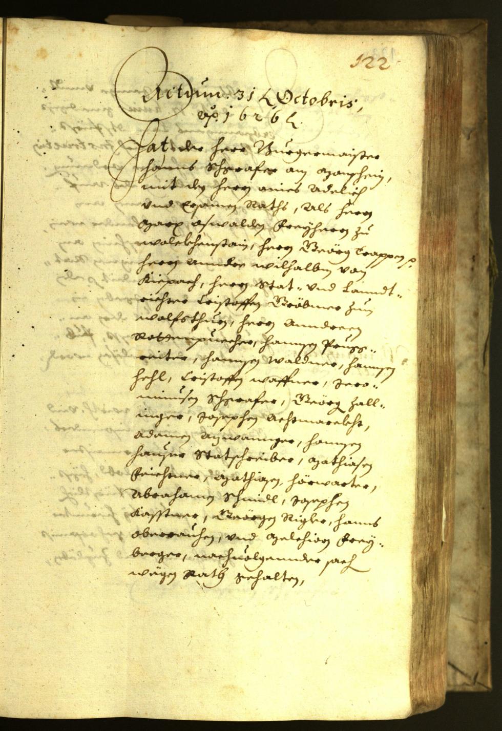 Stadtarchiv Bozen - BOhisto Ratsprotokoll 1626 