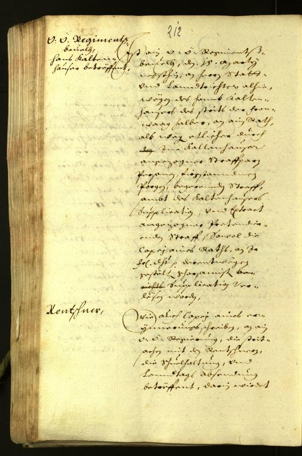 Civic Archives of Bozen-Bolzano - BOhisto Minutes of the council 1627 