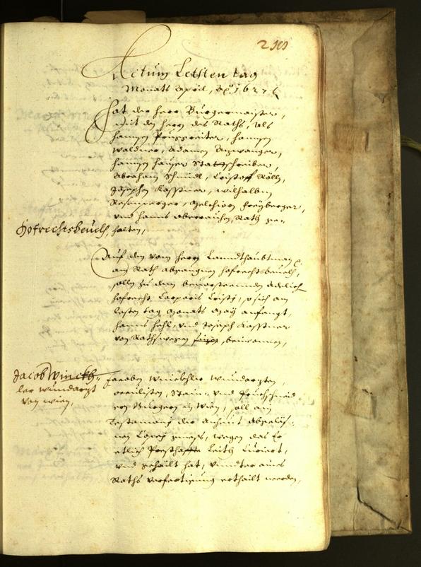 Civic Archives of Bozen-Bolzano - BOhisto Minutes of the council 1627 