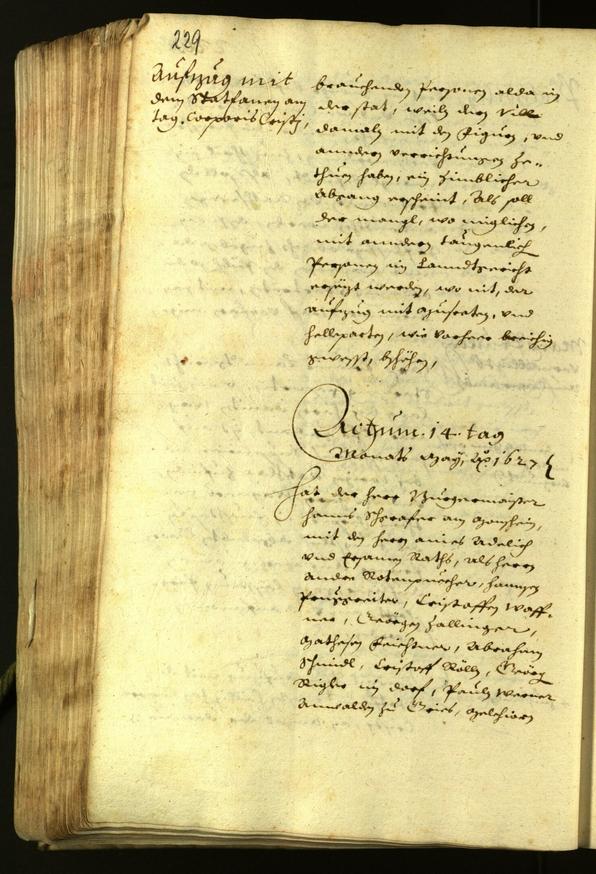 Civic Archives of Bozen-Bolzano - BOhisto Minutes of the council 1627 