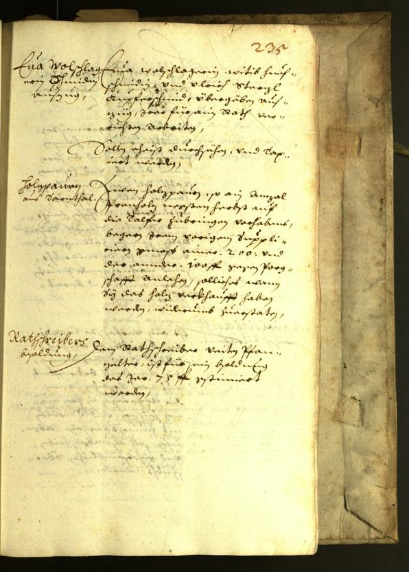 Stadtarchiv Bozen - BOhisto Ratsprotokoll 1627 