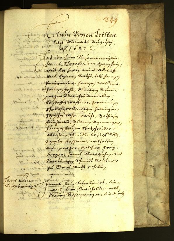 Archivio Storico della Città di Bolzano - BOhisto protocollo consiliare 1627 