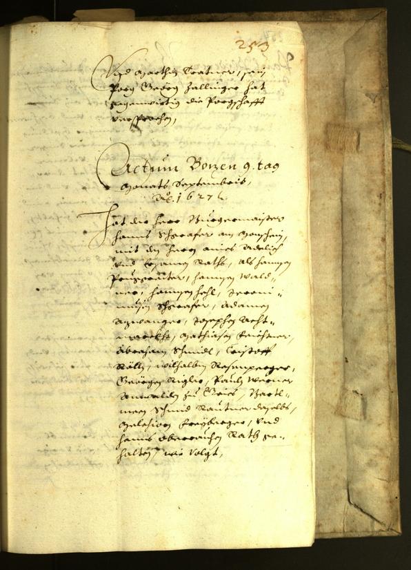 Archivio Storico della Città di Bolzano - BOhisto protocollo consiliare 1627 