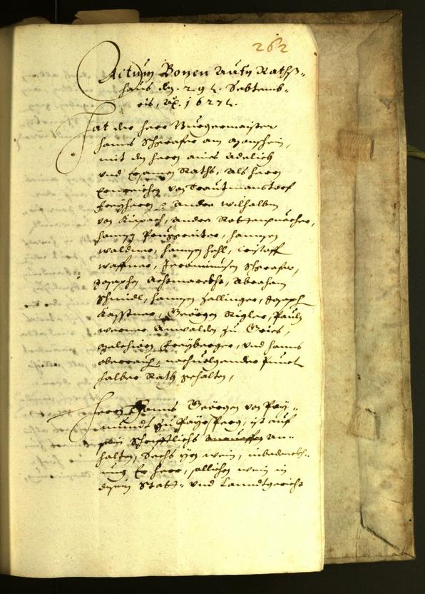 Stadtarchiv Bozen - BOhisto Ratsprotokoll 1627 