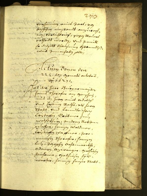 Civic Archives of Bozen-Bolzano - BOhisto Minutes of the council 1627 