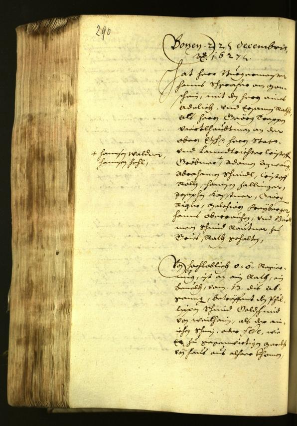 Civic Archives of Bozen-Bolzano - BOhisto Minutes of the council 1627 