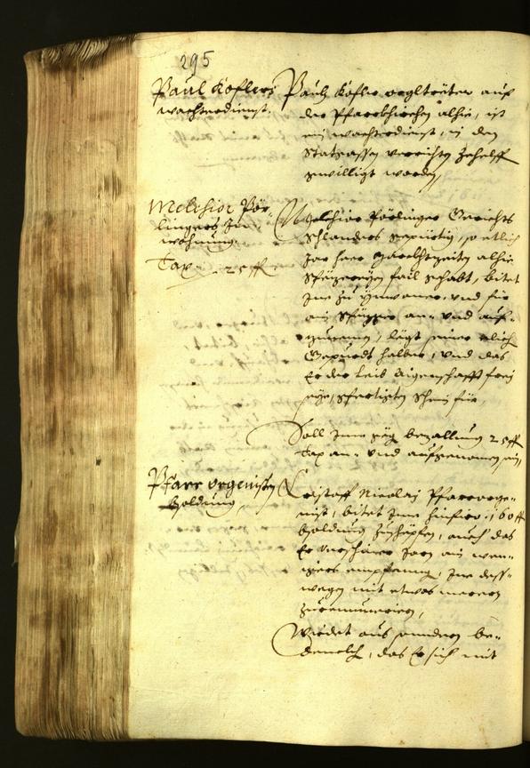 Stadtarchiv Bozen - BOhisto Ratsprotokoll 1627 