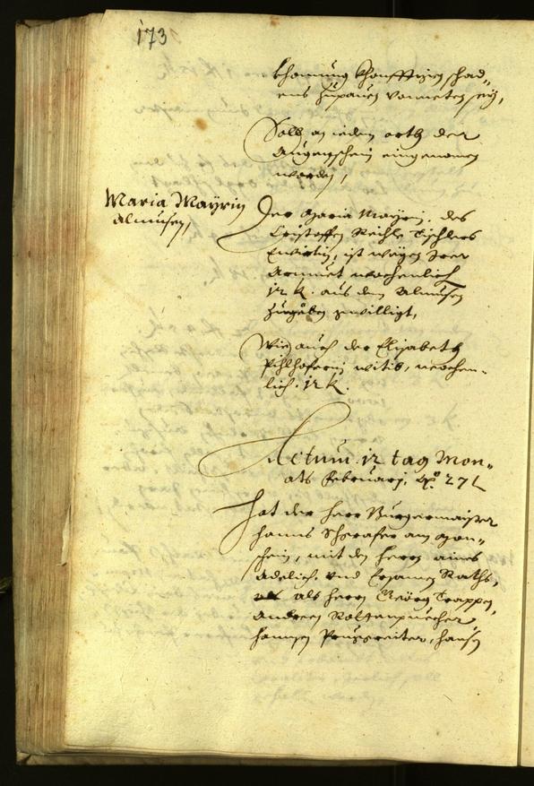 Civic Archives of Bozen-Bolzano - BOhisto Minutes of the council 1627 