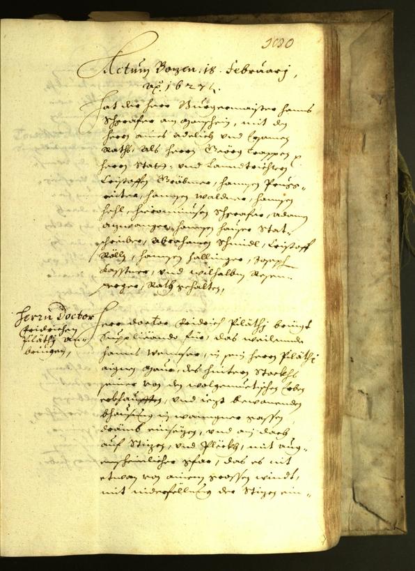 Archivio Storico della Città di Bolzano - BOhisto protocollo consiliare 1627 