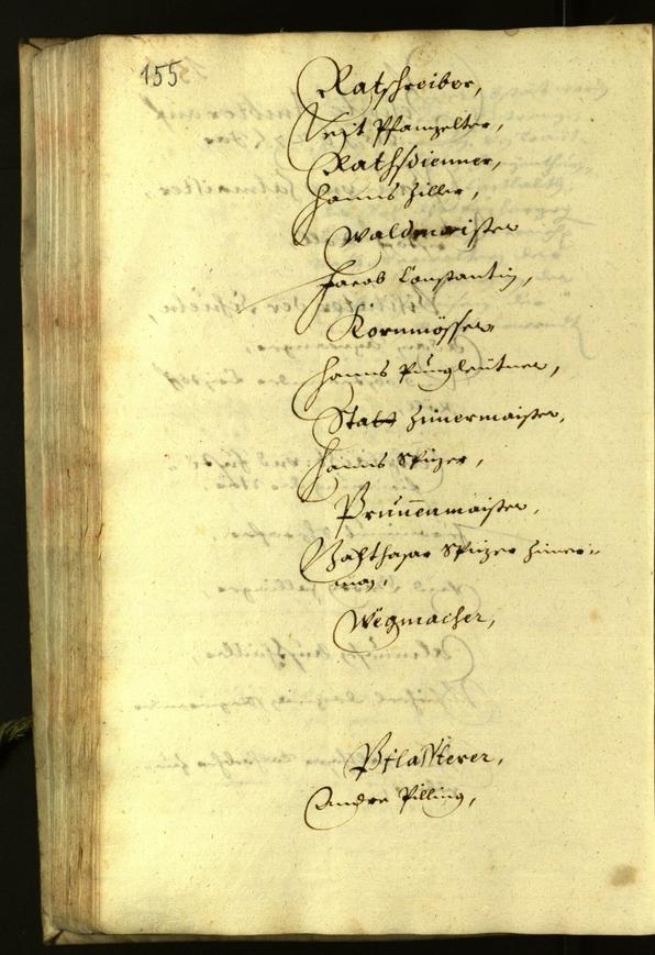 Stadtarchiv Bozen - BOhisto Ratsprotokoll 1627 