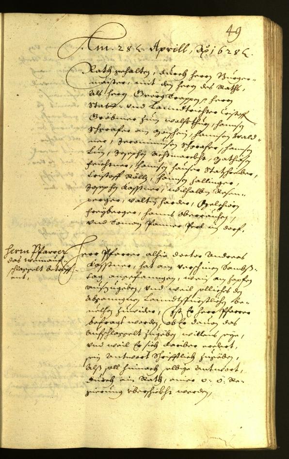 Civic Archives of Bozen-Bolzano - BOhisto Minutes of the council 1628 