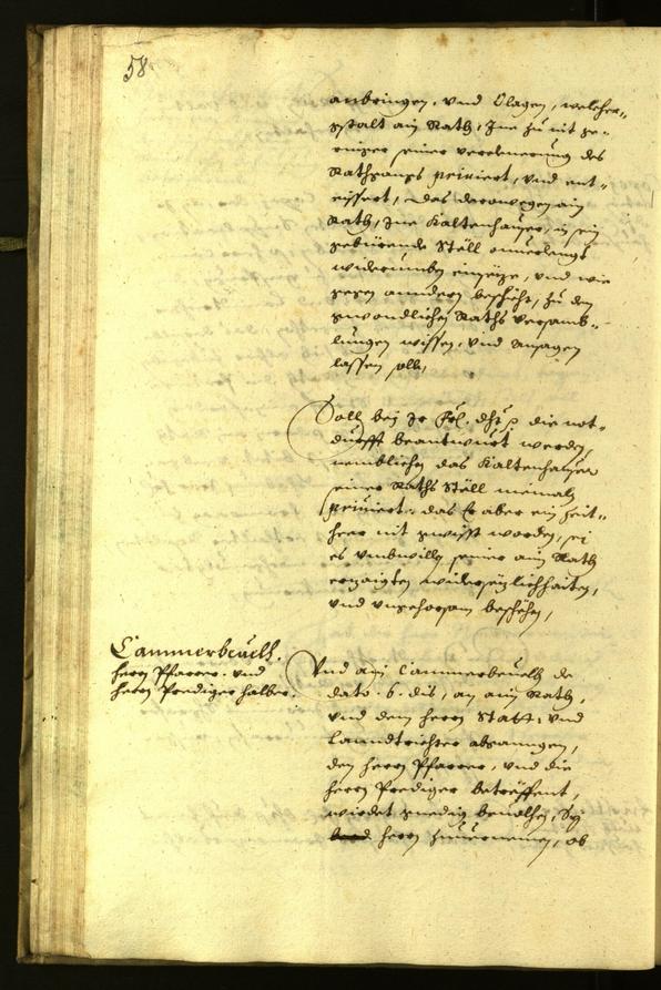 Stadtarchiv Bozen - BOhisto Ratsprotokoll 1628 