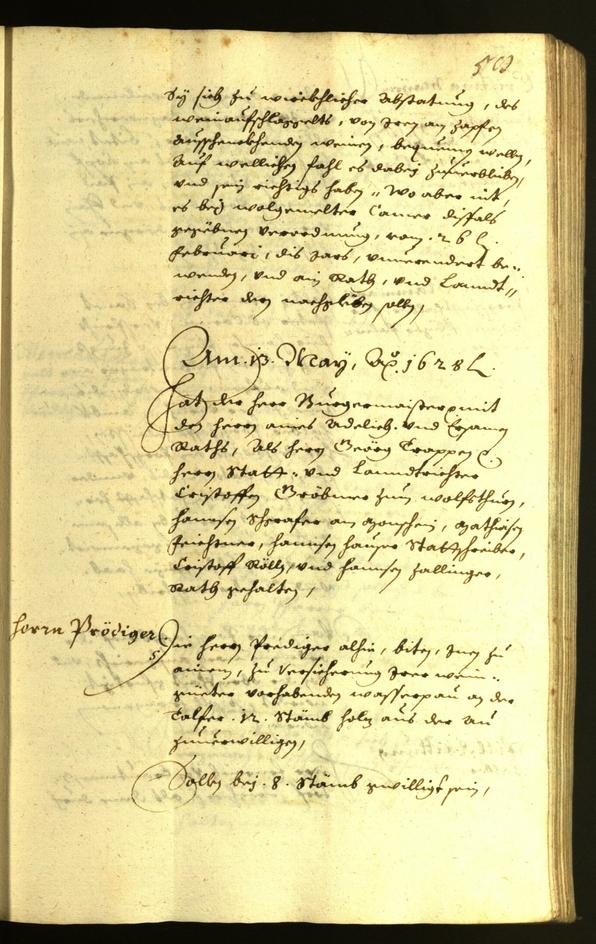 Civic Archives of Bozen-Bolzano - BOhisto Minutes of the council 1628 