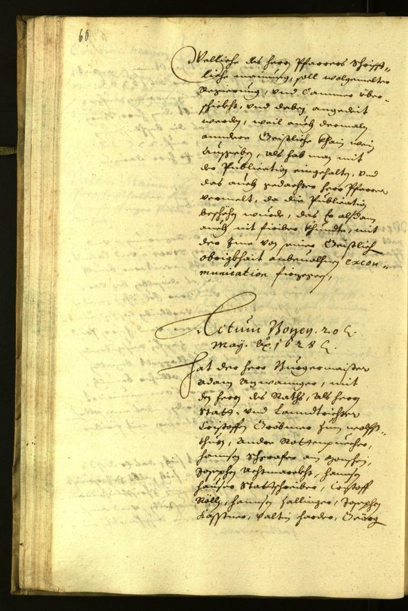 Civic Archives of Bozen-Bolzano - BOhisto Minutes of the council 1628 