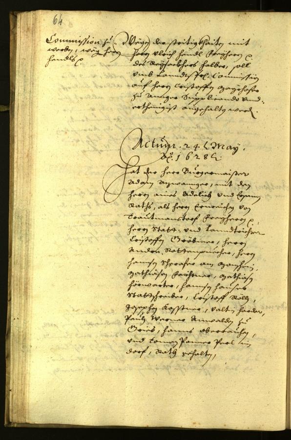 Civic Archives of Bozen-Bolzano - BOhisto Minutes of the council 1628 