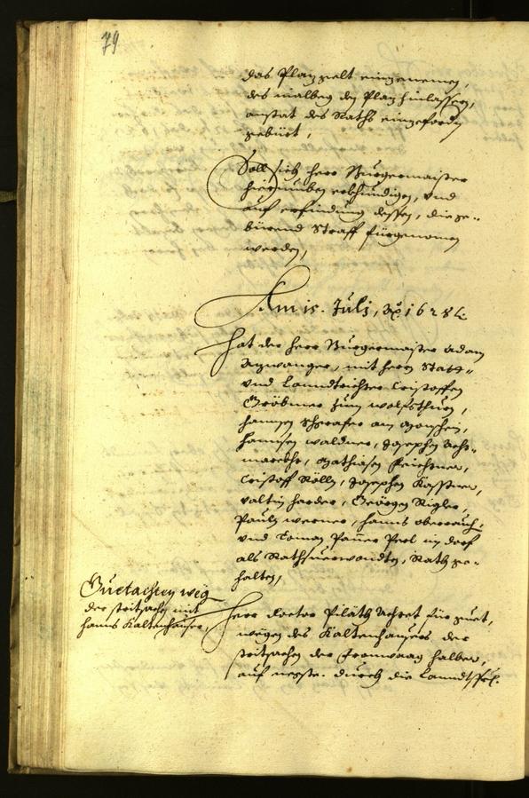 Civic Archives of Bozen-Bolzano - BOhisto Minutes of the council 1628 