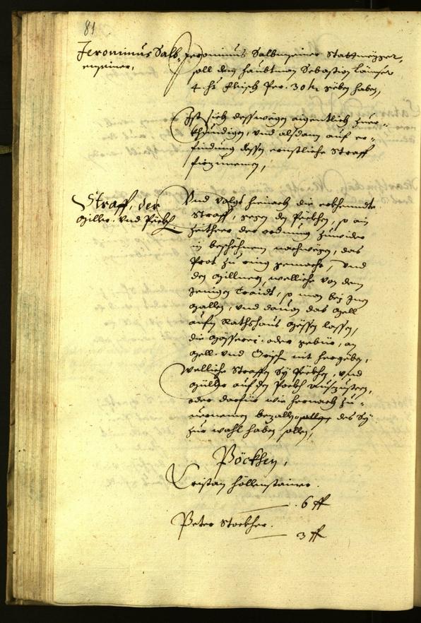 Civic Archives of Bozen-Bolzano - BOhisto Minutes of the council 1628 