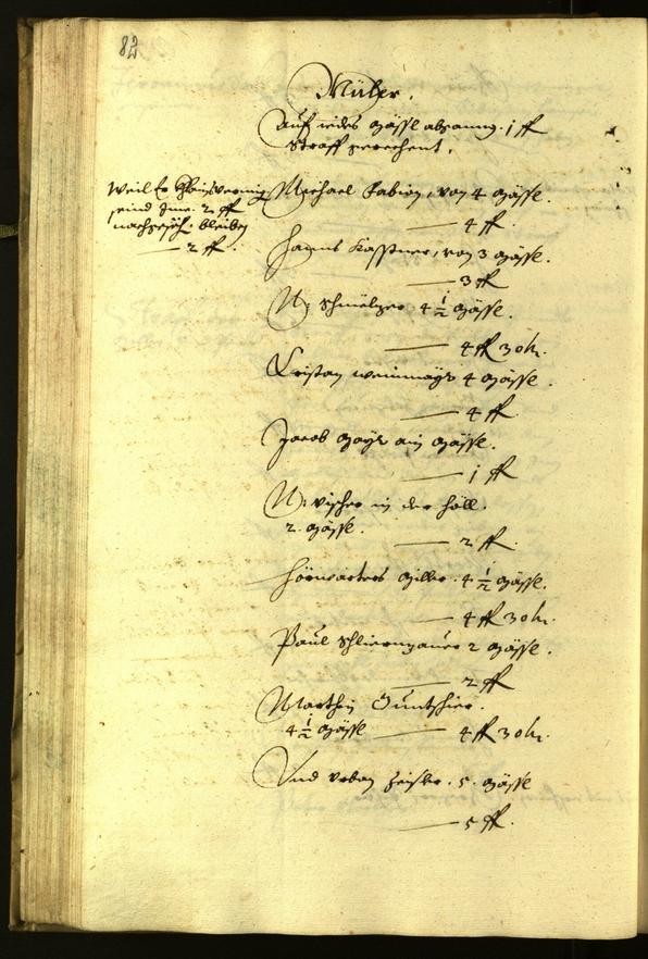 Stadtarchiv Bozen - BOhisto Ratsprotokoll 1628 