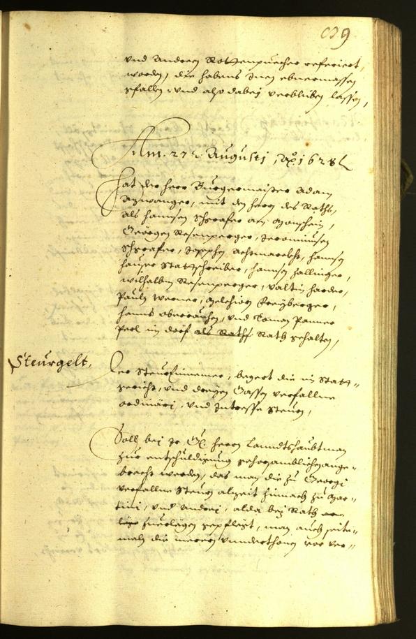 Civic Archives of Bozen-Bolzano - BOhisto Minutes of the council 1628 