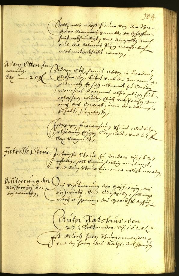 Civic Archives of Bozen-Bolzano - BOhisto Minutes of the council 1628 