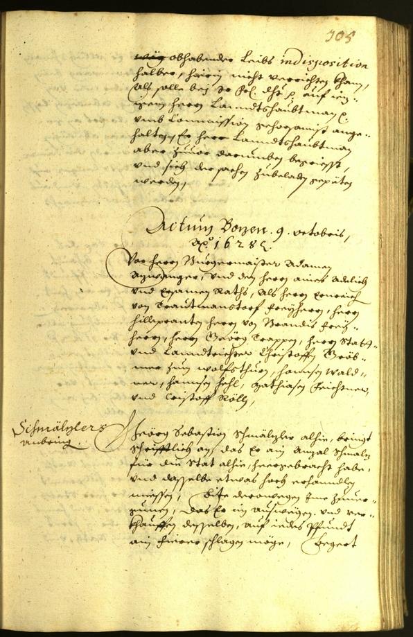 Civic Archives of Bozen-Bolzano - BOhisto Minutes of the council 1628 