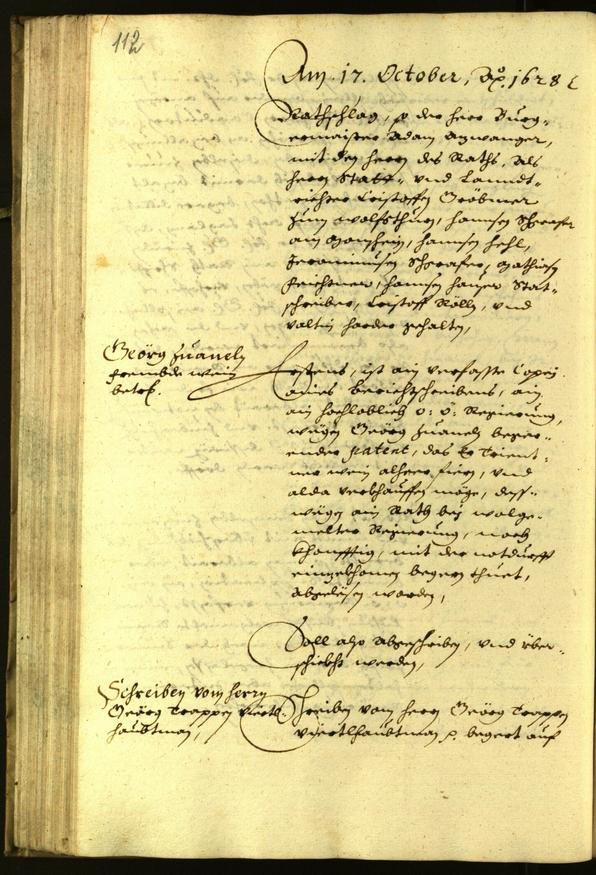 Civic Archives of Bozen-Bolzano - BOhisto Minutes of the council 1628 