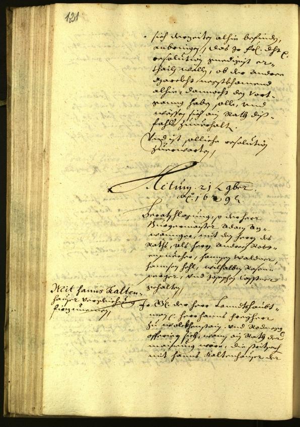 Civic Archives of Bozen-Bolzano - BOhisto Minutes of the council 1628 