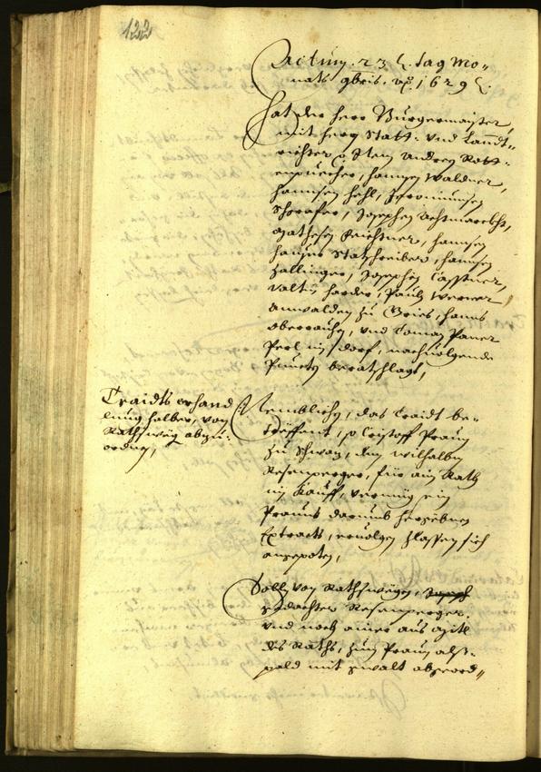 Civic Archives of Bozen-Bolzano - BOhisto Minutes of the council 1628 