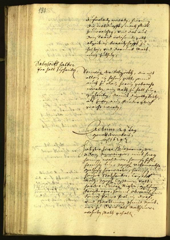 Civic Archives of Bozen-Bolzano - BOhisto Minutes of the council 1628 