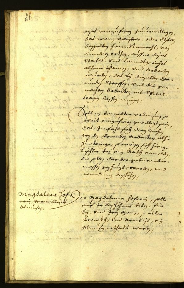 Stadtarchiv Bozen - BOhisto Ratsprotokoll 1628 