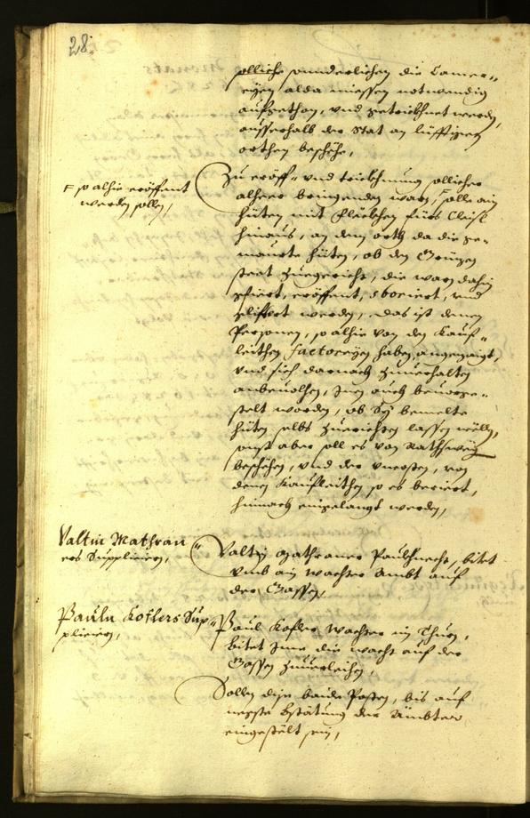 Civic Archives of Bozen-Bolzano - BOhisto Minutes of the council 1628 