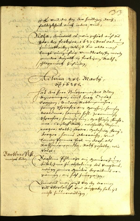 Civic Archives of Bozen-Bolzano - BOhisto Minutes of the council 1628 