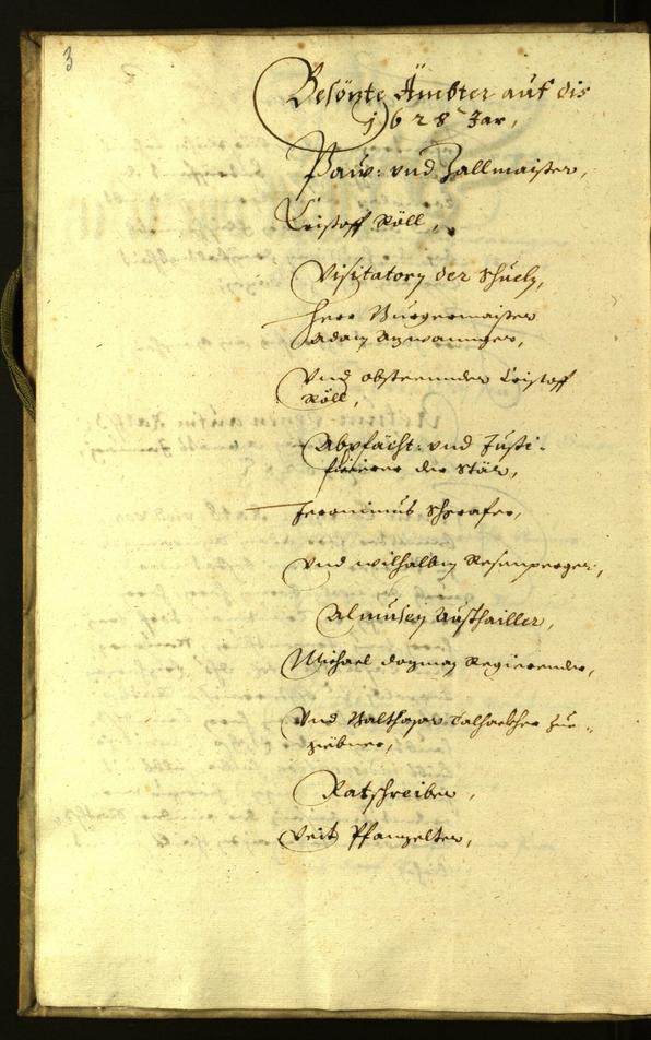 Civic Archives of Bozen-Bolzano - BOhisto Minutes of the council 1628 