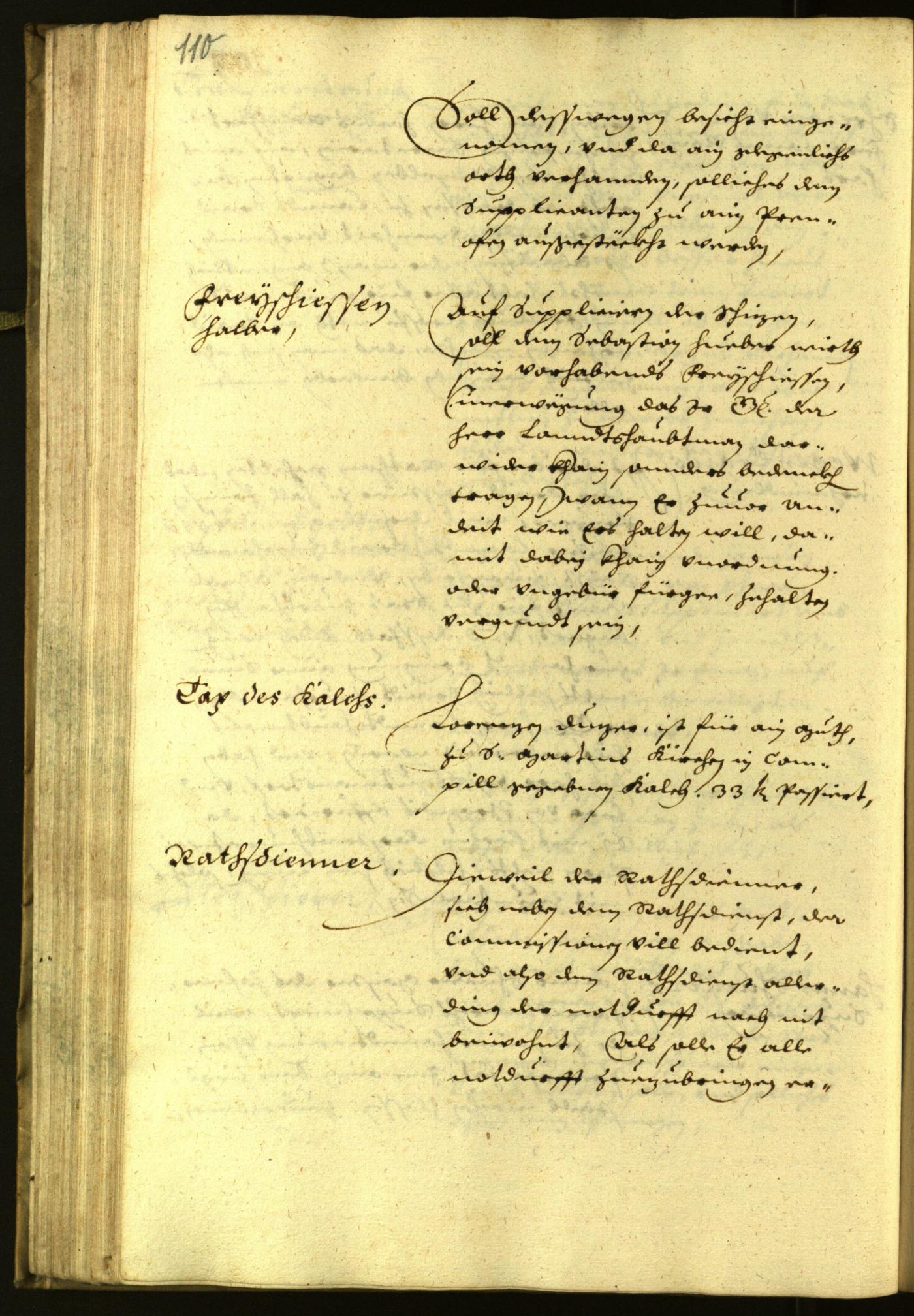 Civic Archives of Bozen-Bolzano - BOhisto Minutes of the council 1628 